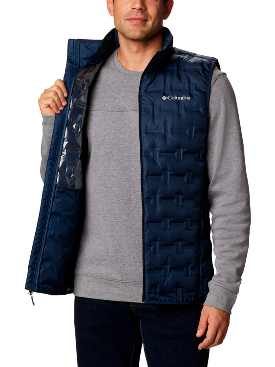 Gilet pt bărbați Columbia Delta Ridge Down Vest 50 Albastru photo 5