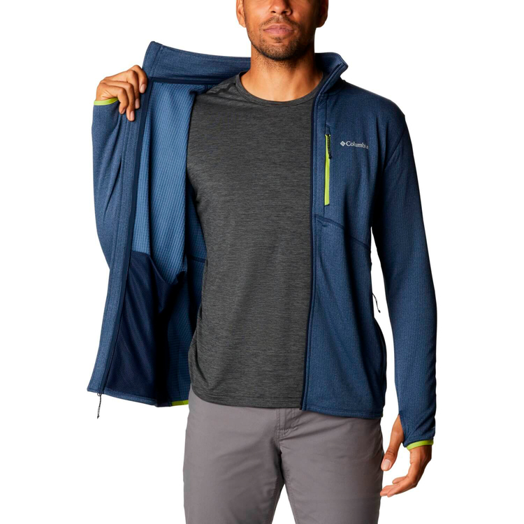 Мужская Толстовка Columbia Park View Fleece Full Zip S Синий photo 4