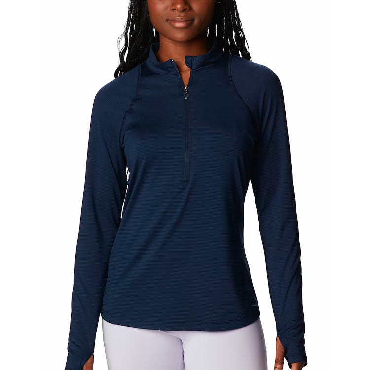 Hanorac Columbia W Endless Trail 1/2 Zip Mesh Long Sleeve XS Albastru Femei photo 1 Hanorac Columbia W Endless Trail 1/2 Zip Mesh Long Sleeve XS Albastru Femei photo 1