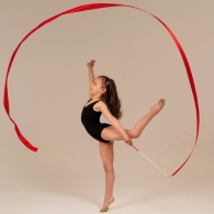 Baston gimnastic cu panglica Grace Dance Ribbon with stick thumbnav 3