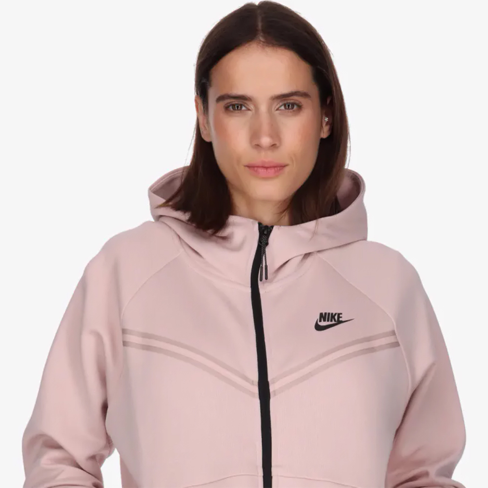 Hanorac Nike W NSW TCH FLC WR HOODIE FZ XS Roz Femei photo 2