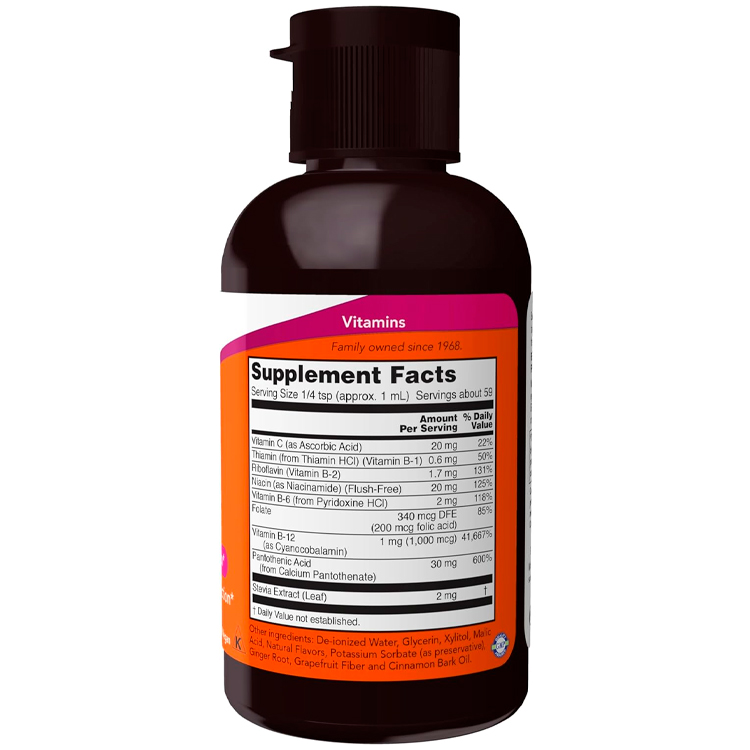 Витамины Now Foods Vitamin B-12 Complex Liquid photo 2