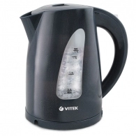 Чайник электрический Vitek VT-1164 GY, 1.7 л, 2200 Вт, Черный