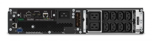 APC Smart-UPS Rack Mounting SRT3000RMXLI, 3000VA/2700W, Double Conversion Online, 10 x IEC Sockets ( 8 IEC C13, 2 IEC C19 all 10 Battery Backup + Surge Protected), LCD Display, RJ-45 Serial, Smart-Slot, USB thumbnav 3
