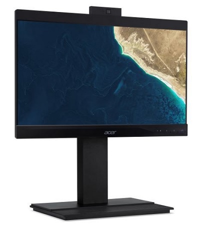All-in-One PC - 21.5" ACER Veriton Z4660G FHD IPS Intel® Core® i3-8100 3.6GHz, 4GB DDR4, 1TB HDD, CR, Intel® UHD 630, VGA, DP, USB-C, M.2 Slot, COM-port, VESA, 180° Adjustable 2MP FHD cam, Wi-Fi-AC/BT5.0, Wireless KB&MS, Endless OS, Black photo 1