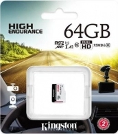 Card de memorie microSD Kingston High Endurance (24/7 recording) 95Mbps/ 64GB