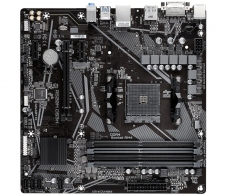 GIGABYTE GA-A520M-DS3H, Socket AM4, AMD A520, Dual 4xDDR4-4733, APU AMD graphics, DVI, HDMI, DP, 1xPCIe X16, 4xSATA3, RAID, 1xM.2, 2xPCIe X1, ALC887 HDA, GbE LAN, 6xUSB3.2, RGB Fusion 2.0, mATX thumbnav 1