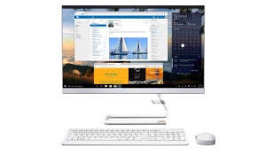 All-in-One PC - 21.5" Lenovo IdeaCentre 3 22IIL5, 21.5 FHD IPS 250nits, Intel® Core™ i5-1035G4, 1X8GB DDR4-3200 SODIMM (2 slots), 256GB SSD M.2 2242 PCIe NVMe, Intel UHD Graphics, CR, LAN, HD Cam, WiFi 2x2+BT5, USB KB&MS, DOS, White, 7kg. thumbnav 1