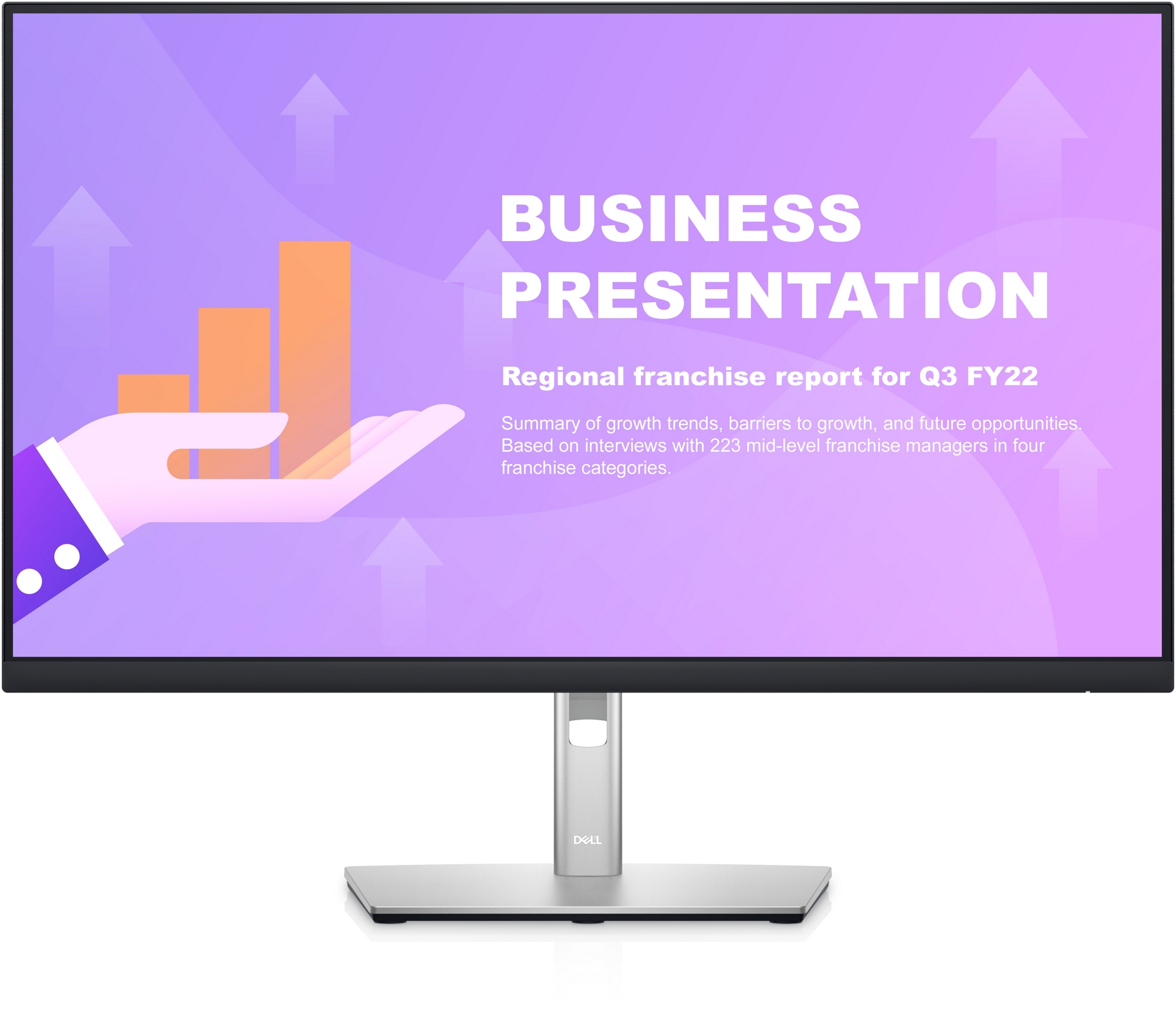 27.0" DELL IPS LED P2722HE Ultrathin Bezel Black/Silver (5ms, 1000:1, 300cd,1920x1080, 178°/178°, VGA, DisplayPort, HDMI, USB-C (Data, Video, Power), LAN (RJ-45), USB Hub: 4 x USB3.2, Pivot, Height-adjustable, VESA) photo 1
