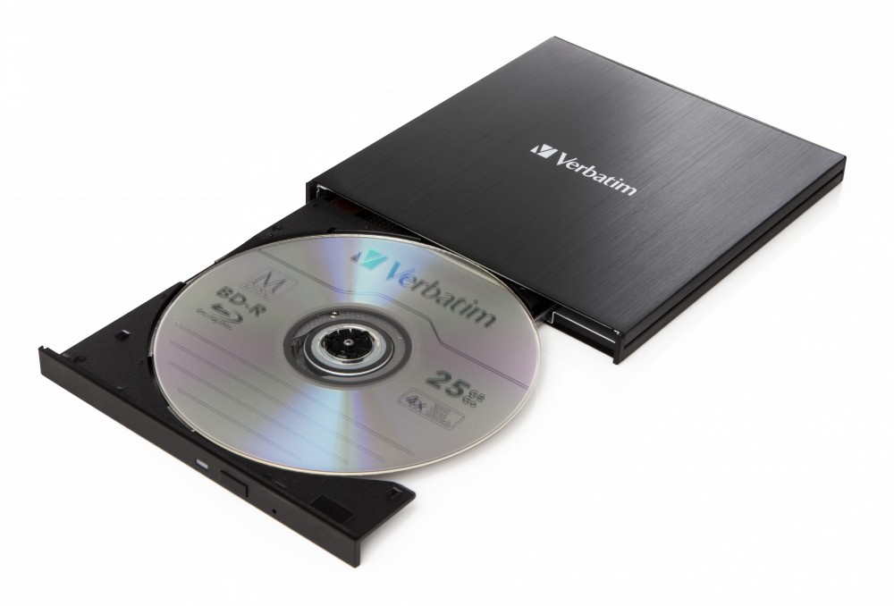 Внешний тонкий Blu-ray-привод Verbatim Ultra HD 4K photo 2