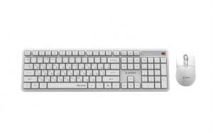 Беспроводная клавиатура и мышь Gembird KBS-WMS-01-W-CYRL, White thumbnav 2