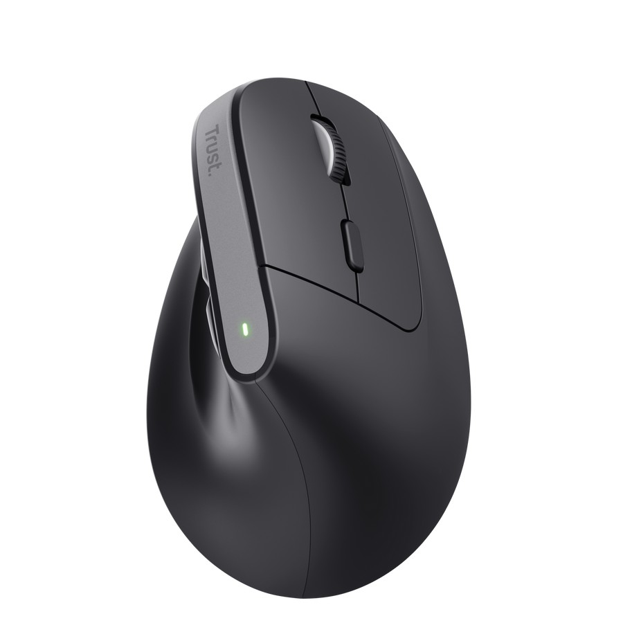 Эргономичная беспроводная мышь Trust Bayo+ / 2.4GHz/ Bluetooth/ Black photo 3