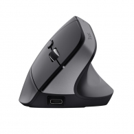 Эргономичная беспроводная мышь Trust Bayo+ / 2.4GHz/ Bluetooth/ Black thumbnav 2