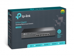 Коммутатор TP-LINK TL-SG1008 / 8 port / Gigabit thumbnav 2