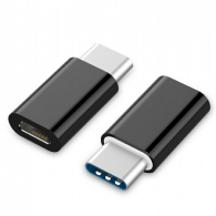 Адаптер Gembird - A-USB2-CMmF-01, microUSB2.0 to Type-C thumbnav 1