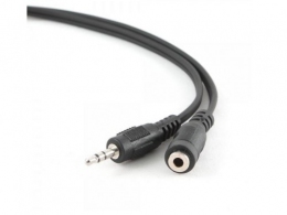 Audio cable 3.5mm - 2m - Cablexpert CCA-423-2M, 3.5 mm stereo audio extension cable, 2m, 3.5mm stereo plug to 3.5mm stereo socket thumbnav 1