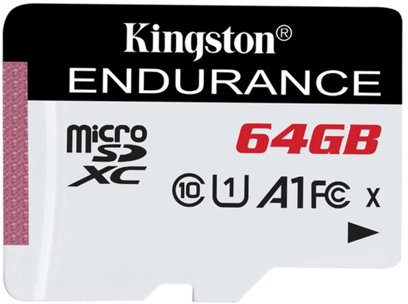 Карта памяти microSD 64GB Kingston High Endurance, 95Mbps