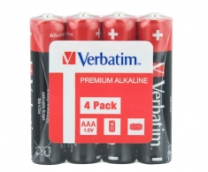 Verbatim Alcaline Battery  AAA, 4pcs, Pack Shrink thumbnav 1