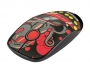 Trust Sketch Red Wireless Mouse, Silent Click, 15m  2.4GHz, Micro receiver, 1600 dpi, 3 button, USB thumbnav 2