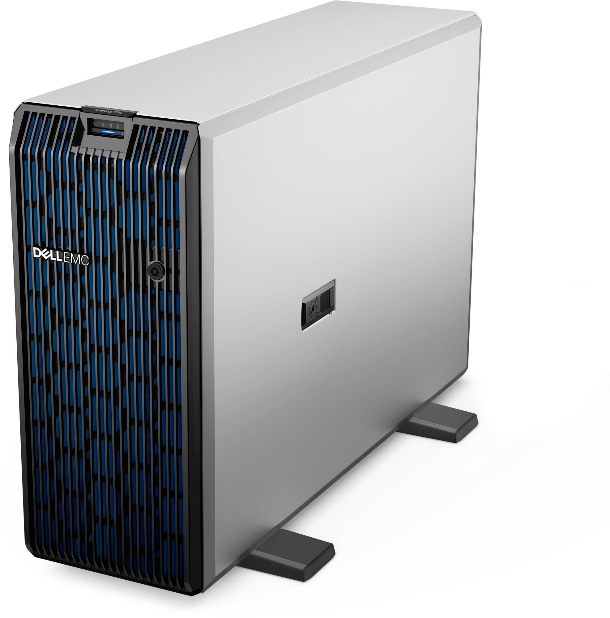 Dell PowerEdge T550 Tower, 1xIntel Xeon Silver 4314 (2.4GHz, 24M, 16C/32T), 2x16GB RDIMM 3200MT/s, 960GB SATA SSD RI, 2x1.2TB HDD SAS ISE 12Gbps 10K (Chassis 16x2.5” SAS/SATA HDD), PERC H355, iDRAC9 Basic, Broadcom 57416 2x10GbE Ports, Intel i350 Quad Por photo 1