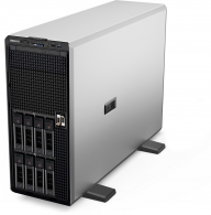Dell PowerEdge T550 Tower, 1xIntel Xeon Silver 4314 (2.4GHz, 24M, 16C/32T), 2x16GB RDIMM 3200MT/s, 960GB SATA SSD RI, 2x1.2TB HDD SAS ISE 12Gbps 10K (Chassis 16x2.5” SAS/SATA HDD), PERC H355, iDRAC9 Basic, Broadcom 57416 2x10GbE Ports, Intel i350 Quad Por thumbnav 3