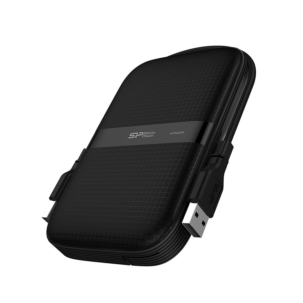 2.5” HDD Extern Silicon Power Armor A60 / 4TB / USB3.2 Gen1 / Black photo 2