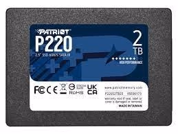 2,5” SSD Patriot P220 2.0TB