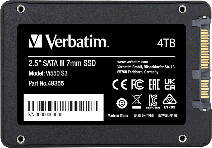 SSD 2.5” Verbatim VI550 S3 4.0TB photo 2
