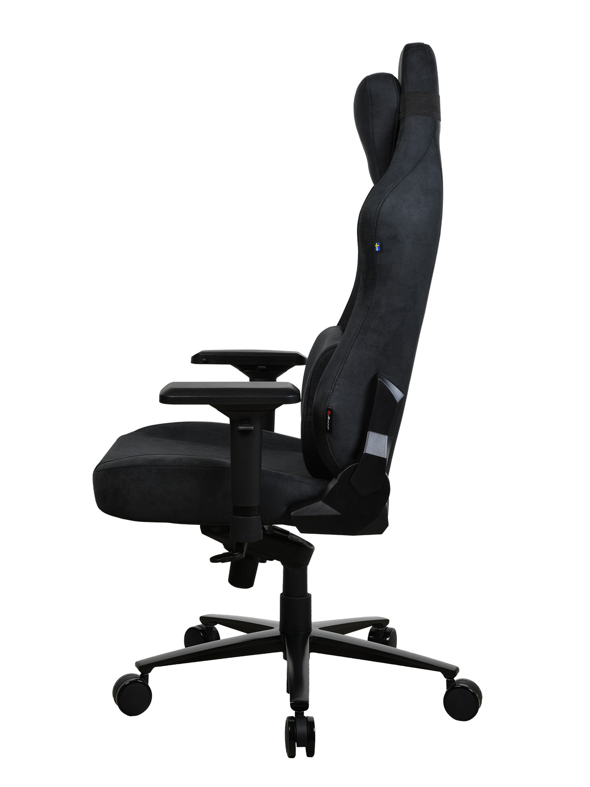 Fotoliu Gaming AROZZI Vernazza XL SuperSoft Fabric / 170kg / 165-190cm /  Pure Black photo 4