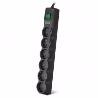 Surge Protector SVEN SF-06E-16/ 6 Sockets/ 3680W/ 5.0m/ Black