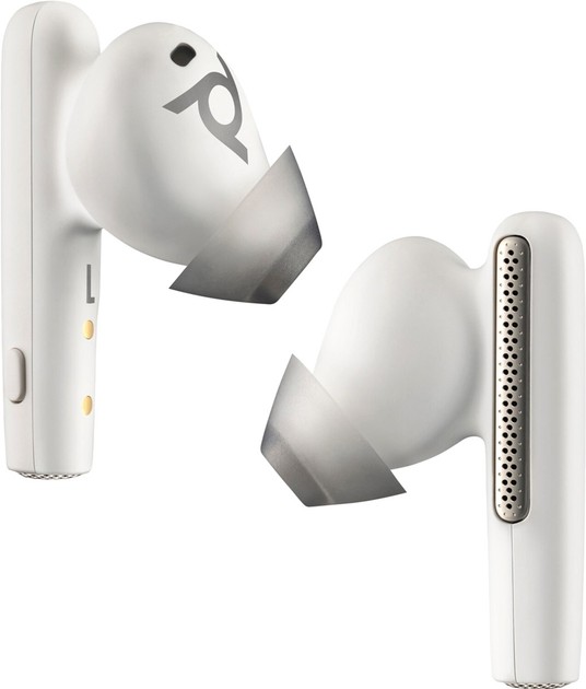 True Wireless Earbuds Poly Voyager Free 60 UC /  White Sand photo 4