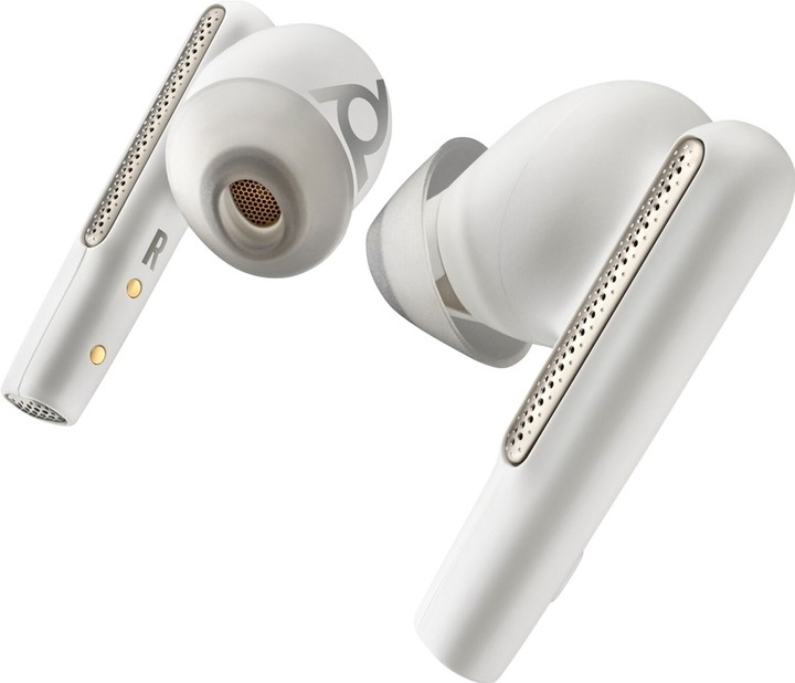 True Wireless Earbuds Poly Voyager Free 60 UC /  White Sand photo 5