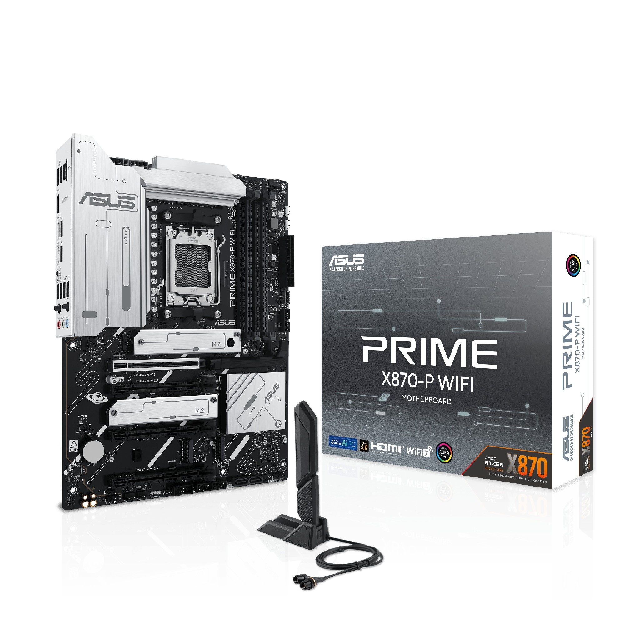 Материнская плата ASUS PRIME X870-P WIFI/ AM5 / AMD X870 / DDR5 / ATX photo 1