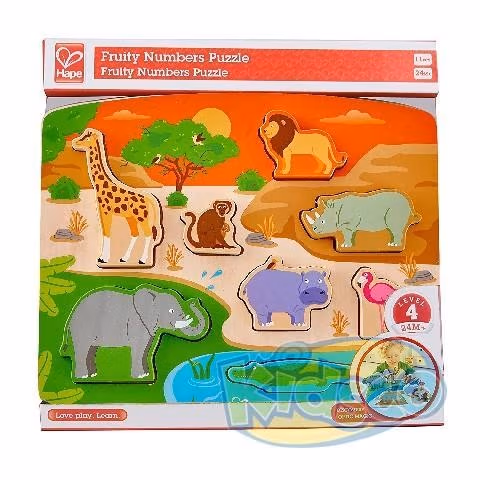 Hape E1455A Wild Animal Puzzle&Play