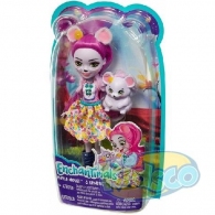 Enchantimals FXM76 Mayla Mouse Doll&Fondu Figure thumbnav 1