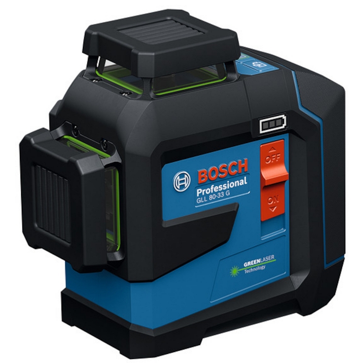 Лазерный линейный нивелир Bosch GLL 80-33 G, 0601065500 photo 1 Лазерный линейный нивелир Bosch GLL 80-33 G, 0601065500 photo 1