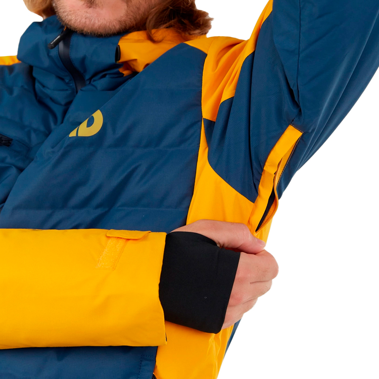 Geacă pt Barbati Fundango Orion Padded Jacket S Albastru-oranj photo 3