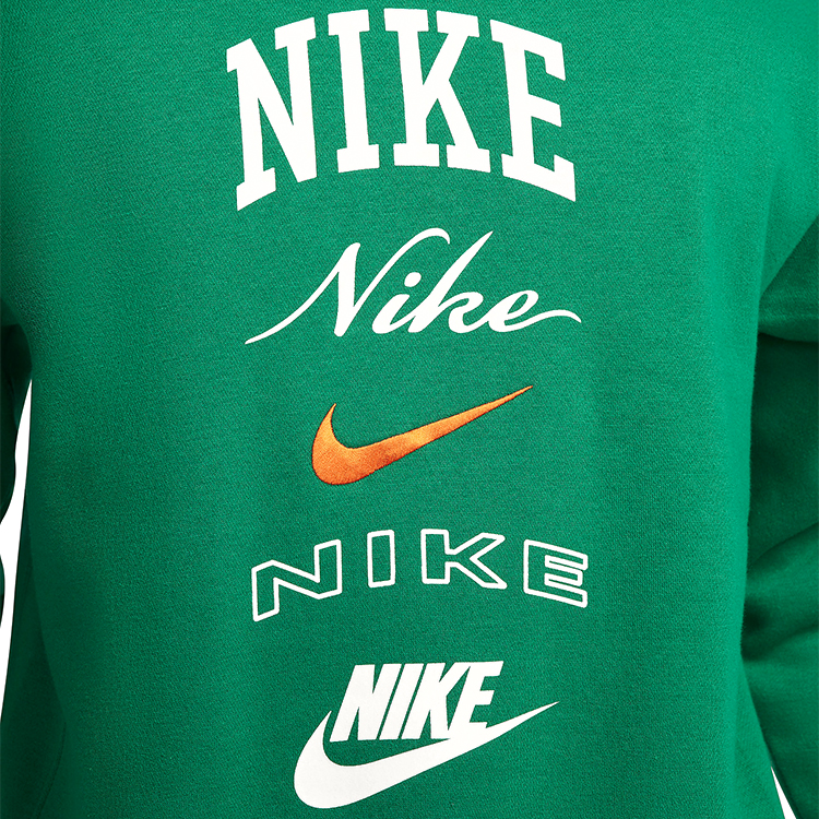 Hanorac pt bărbați Nike M NK CLUB BB CREW STACK GX XS Verde photo 2