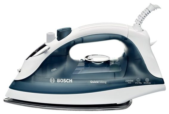 Fier de calcat Bosch TDA2365, 220 ml, Alb-albastru photo 