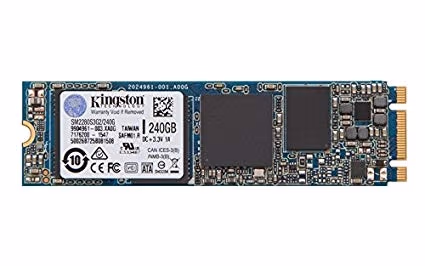 M.2 SATA SSD 240GB Kingston A400, Interface: SATA III 6Gb/s, M.2 Type 2280 form factor, Sequential Reads:500 MB/s, Sequential Writes:350 MB/s, 7mm, Controller Phison PS3111, 3D NAND TLC