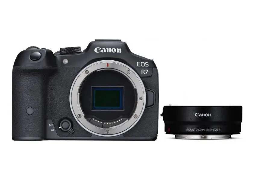 Mirrorless Camera CANON EOS R7 Body + Mount Adapter EF-RF (5137C018)