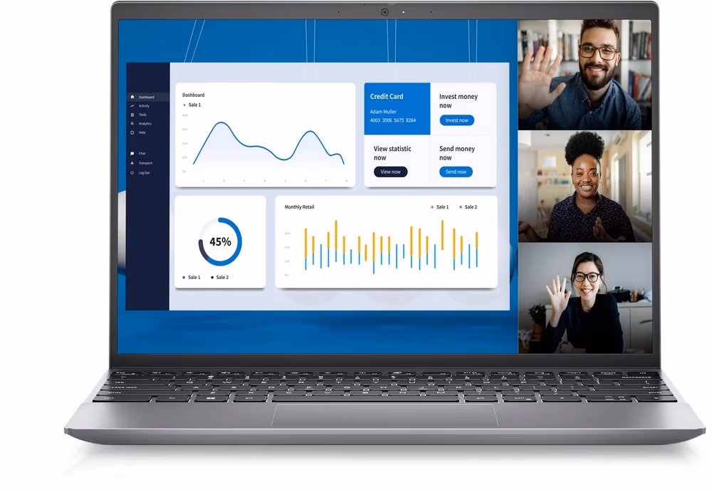 DELL Vostro 5320 Titan Gray - 13.3'' FHD+ WVA AG 300nits (Intel® Core™ i7-1260P, 16GB LPDDR5, M.2 512GB PCIe NVMe, Intel Iris Xe Graphics , Intel WiFi6E + BT5.2, RJ-45, Backlit KB, FPR, 4cell 54Whr, FHD Cam with Dual Mic, Win11Pro, 1.25kg) 