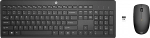 Tastatura si mouse Wireless HP 650, Black