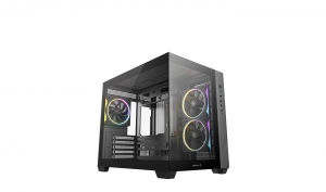 Корпус DEEPCOOL CG330 3F/ w/oPSU / Side panel / 3x A-RGB 120mm, 1x140mm / ATX thumbnav 1
