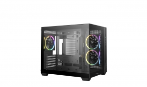 Корпус DEEPCOOL CG330 3F/ w/oPSU / Side panel / 3x A-RGB 120mm, 1x140mm / ATX thumbnav 2