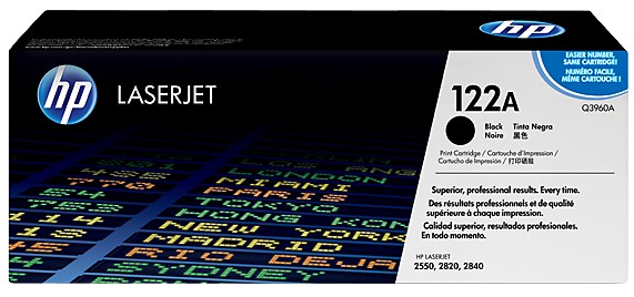 HP 122A (Q3960A) Black Cartridge for HP LaserJet 2840, 2550, 2820, 5000 p. photo 1 HP 122A (Q3960A) Black Cartridge for HP LaserJet 2840, 2550, 2820, 5000 p. photo 1