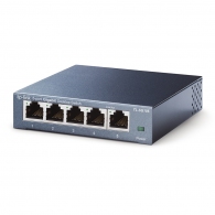 Коммутатор TP-LINK TL-SG105 / 5 port / Gigabit / RJ45 / steel case thumbnav 2