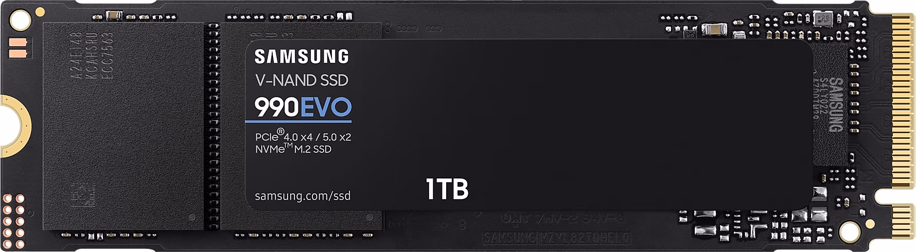 M.2 NVMe SSD Samsung SSD 990 EVO  / 1.0TB  / PCIe4.0 x4 / 5.0 x2, NVMe 2.0 