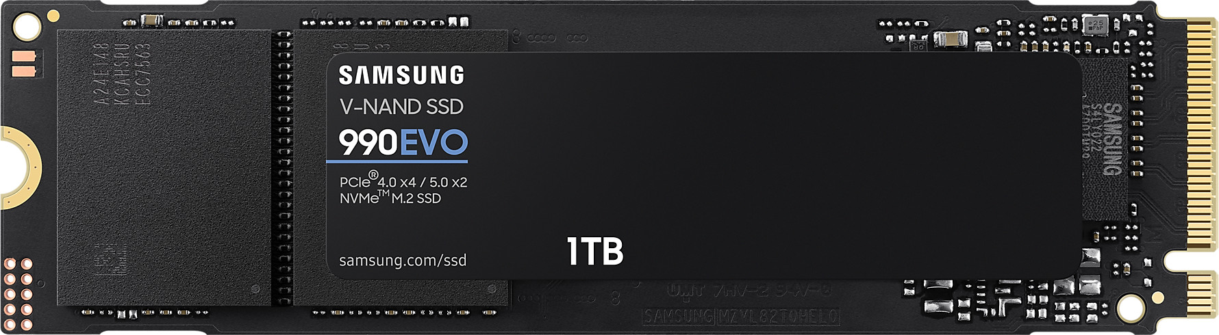 M.2 NVMe SSD Samsung SSD 990 EVO  / 1.0TB  / PCIe4.0 x4 / 5.0 x2, NVMe 2.0 photo 1