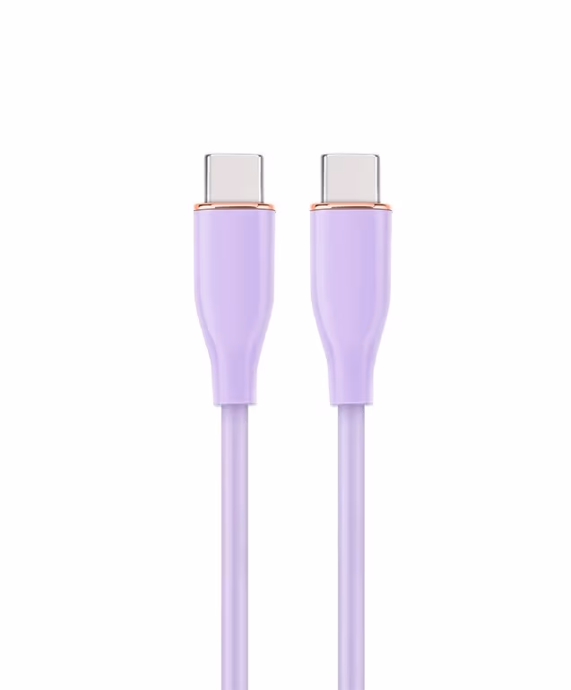 Cablu Type-C la Type-CCablexpert CC-USB2S-CMCM-1.5M-P / 1.5 m/  Violet